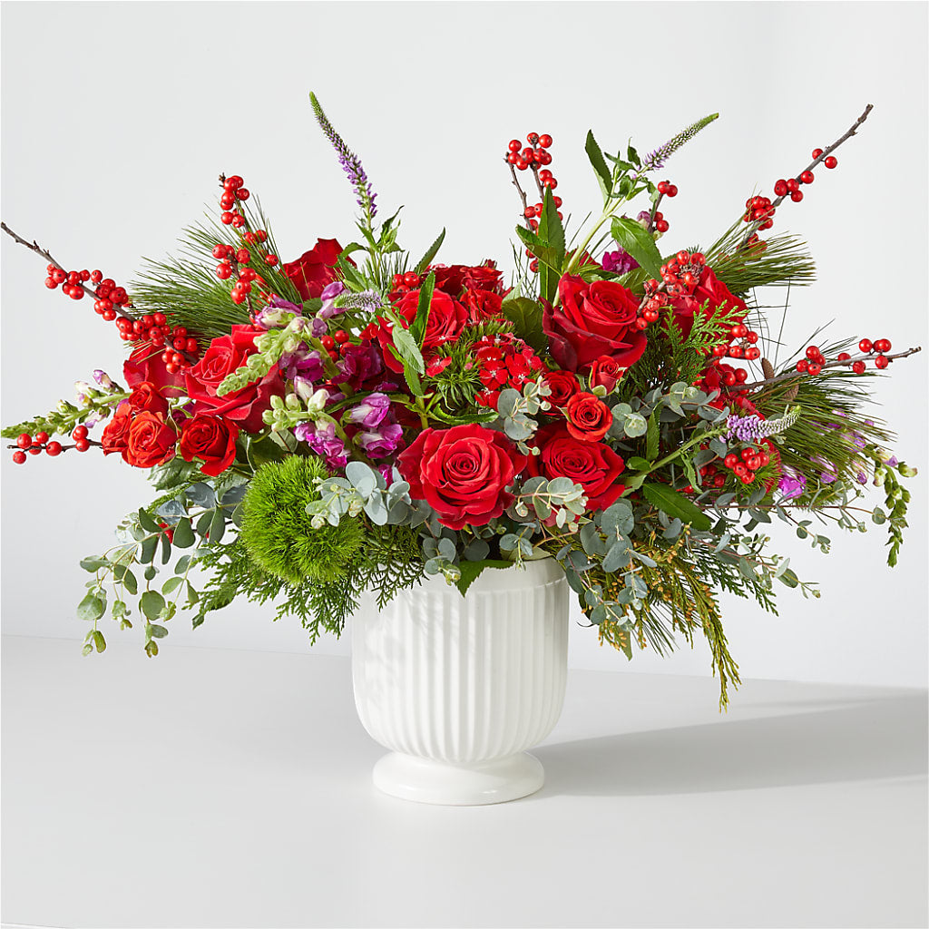 Big Red Bow Bouquet – Secret Garden Atx, Hutto TX