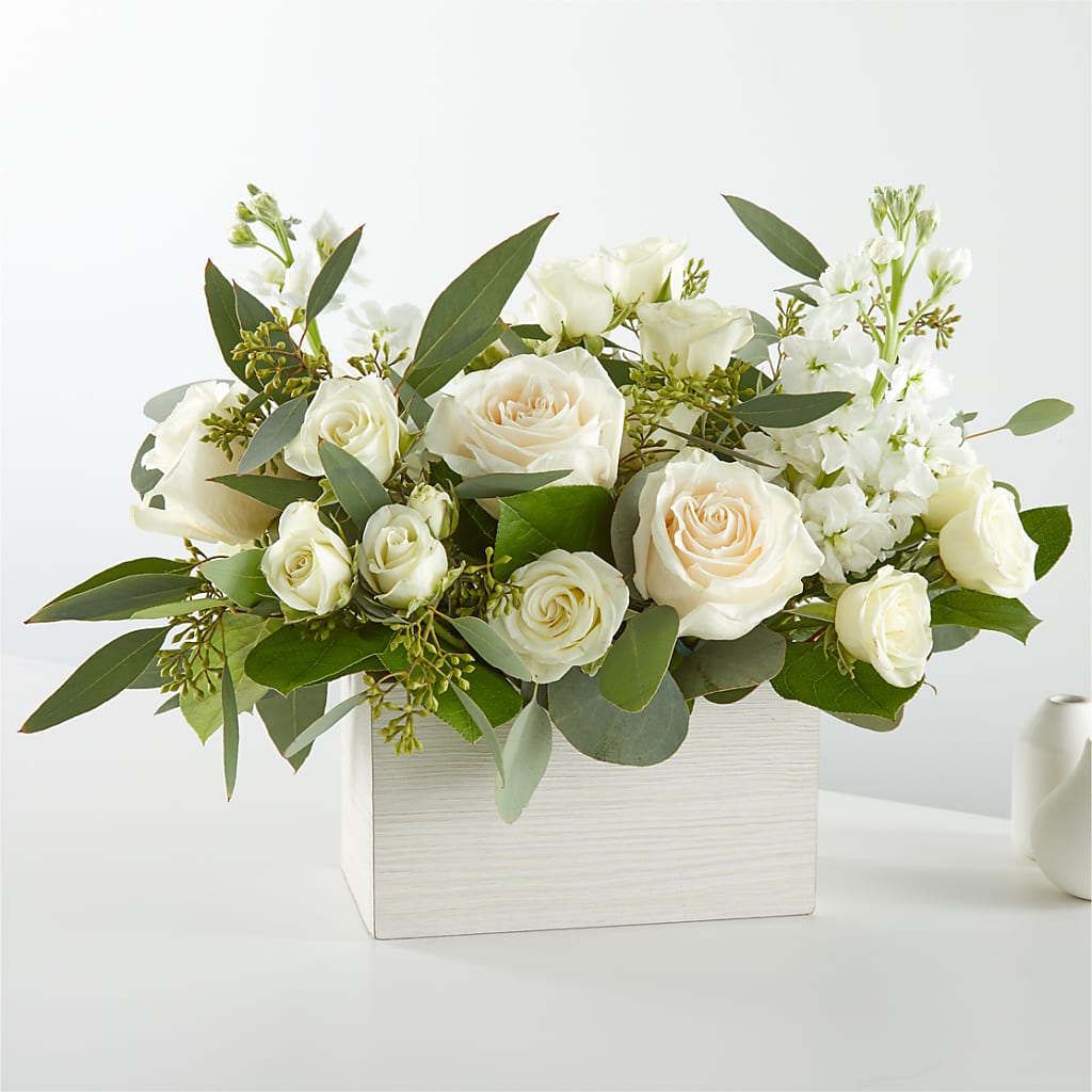 Fresh Linen Box Bouquet – Secret Garden Atx, Hutto TX