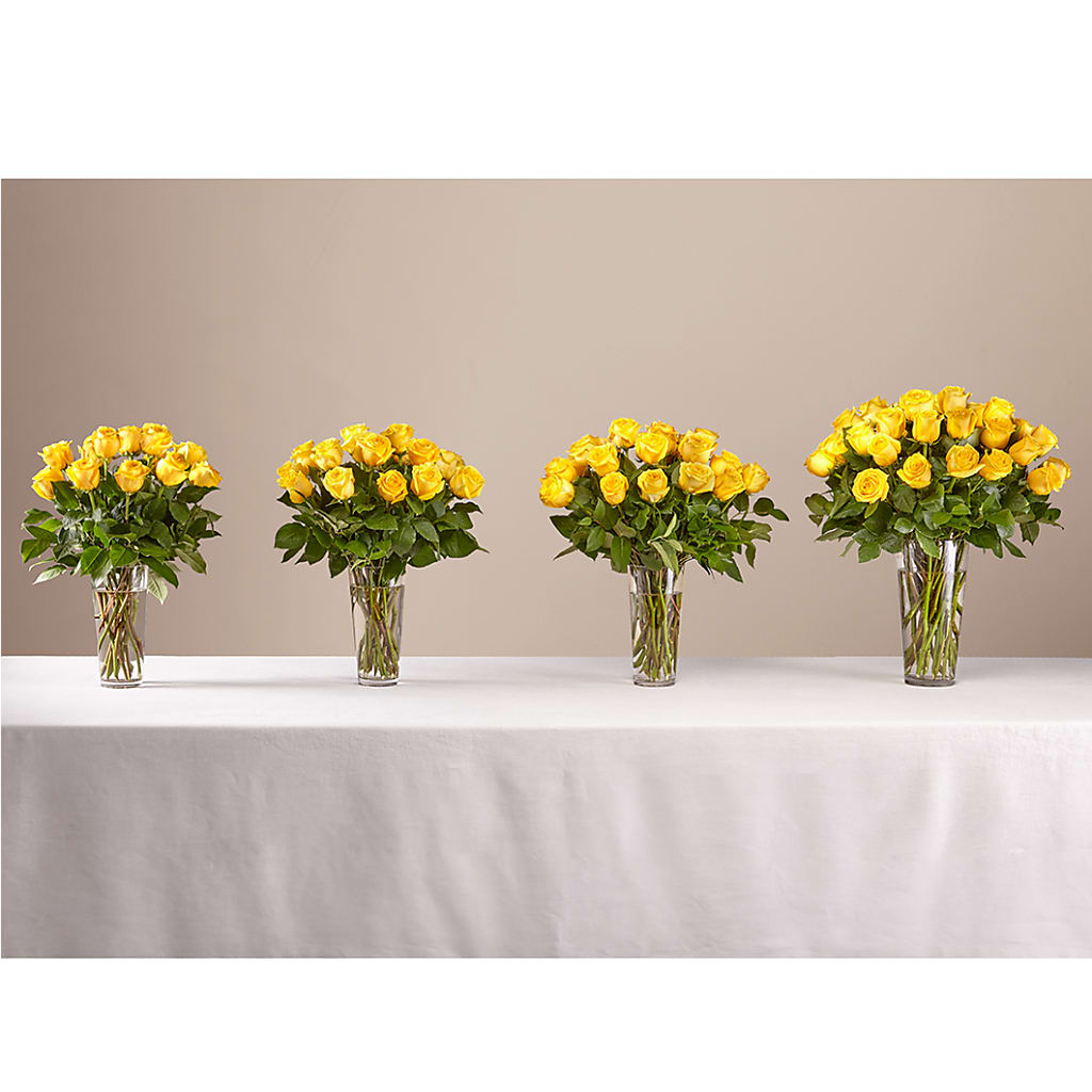 Long Stem Yellow Rose Bouquet – Secret Garden Atx, Hutto TX