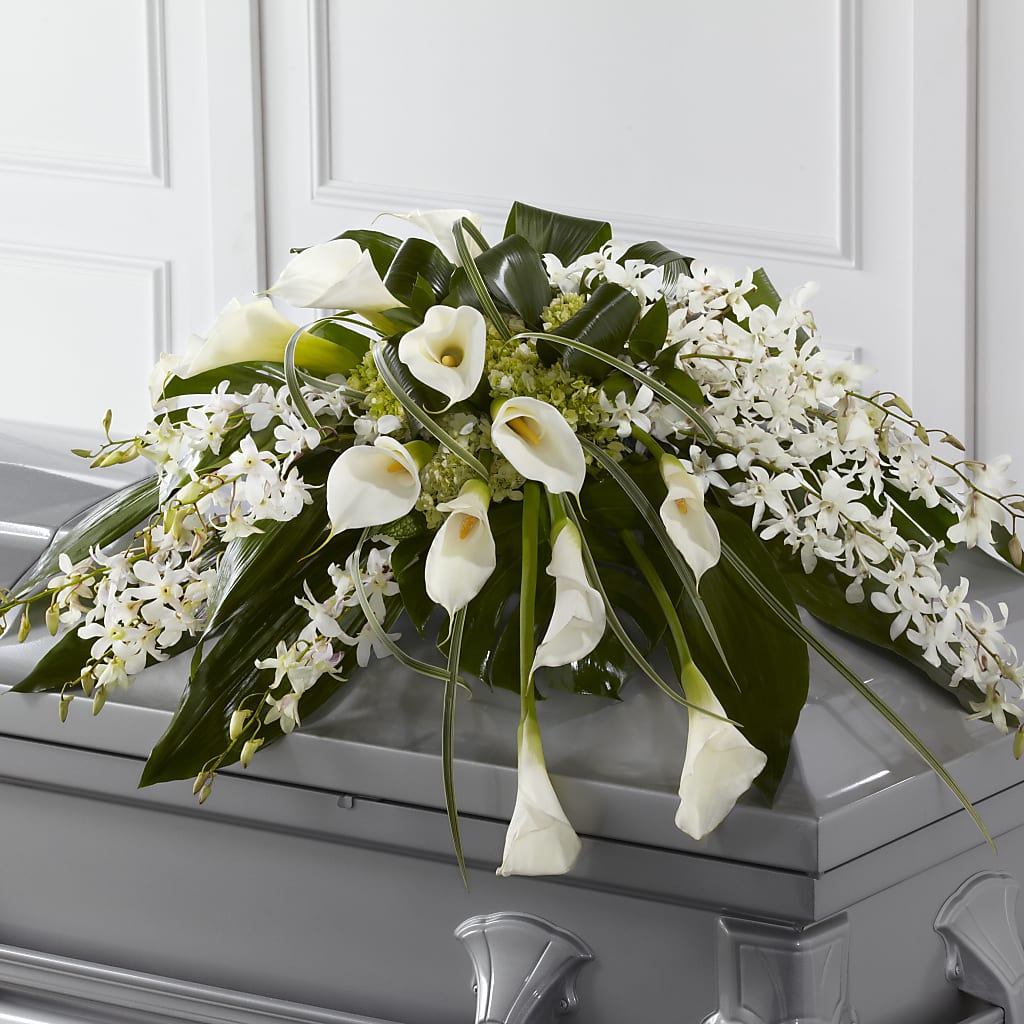 Angel Wings Casket Spray – Secret Garden Atx, Hutto TX