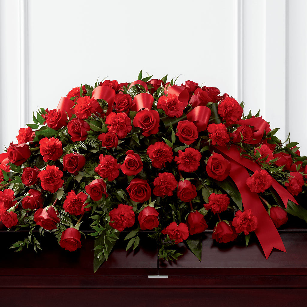 Tribute of Life Casket Spray – Secret Garden Atx, Hutto TX