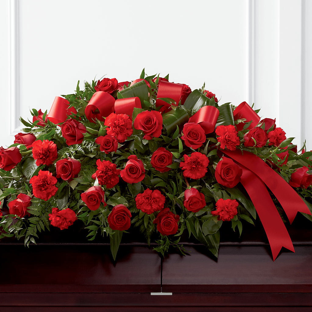 Tribute of Life Casket Spray – Secret Garden Atx, Hutto TX
