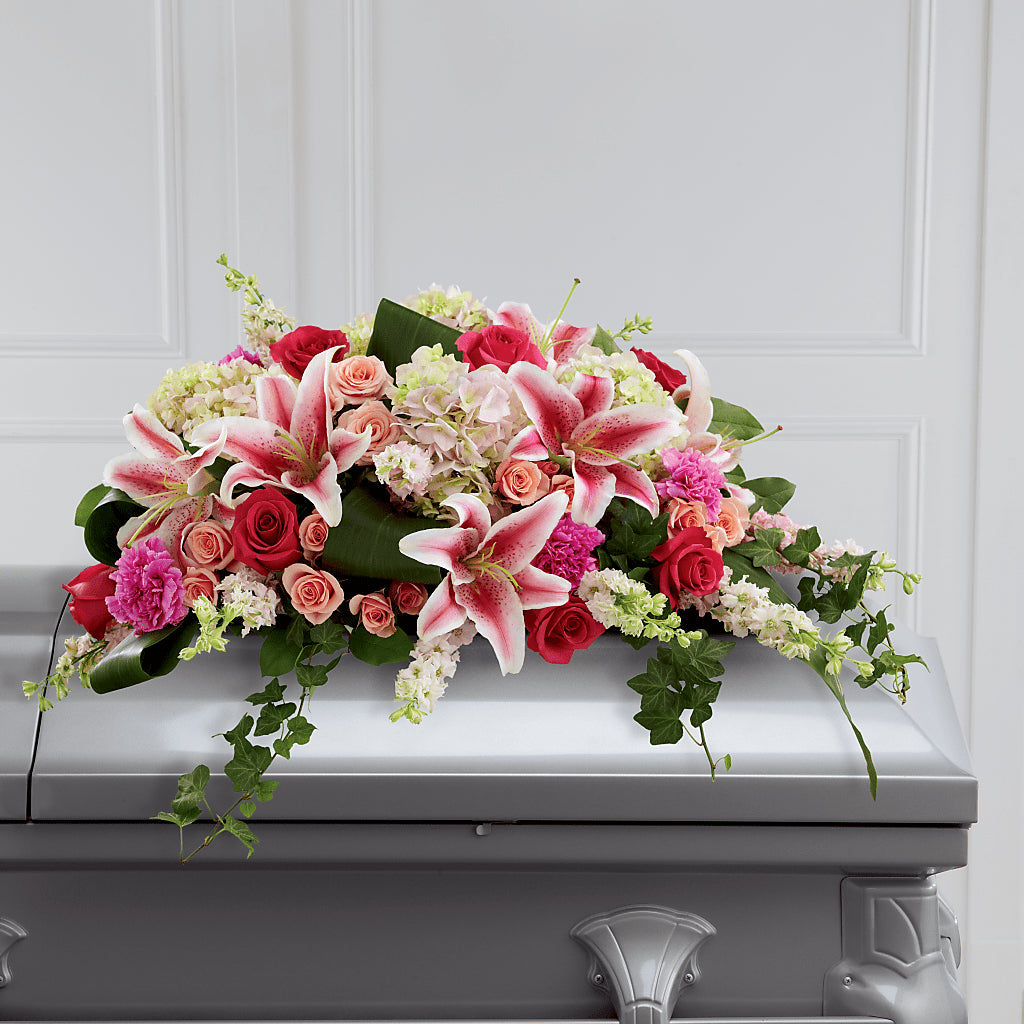 Splendid Grace Casket Spray – Secret Garden Atx, Hutto TX