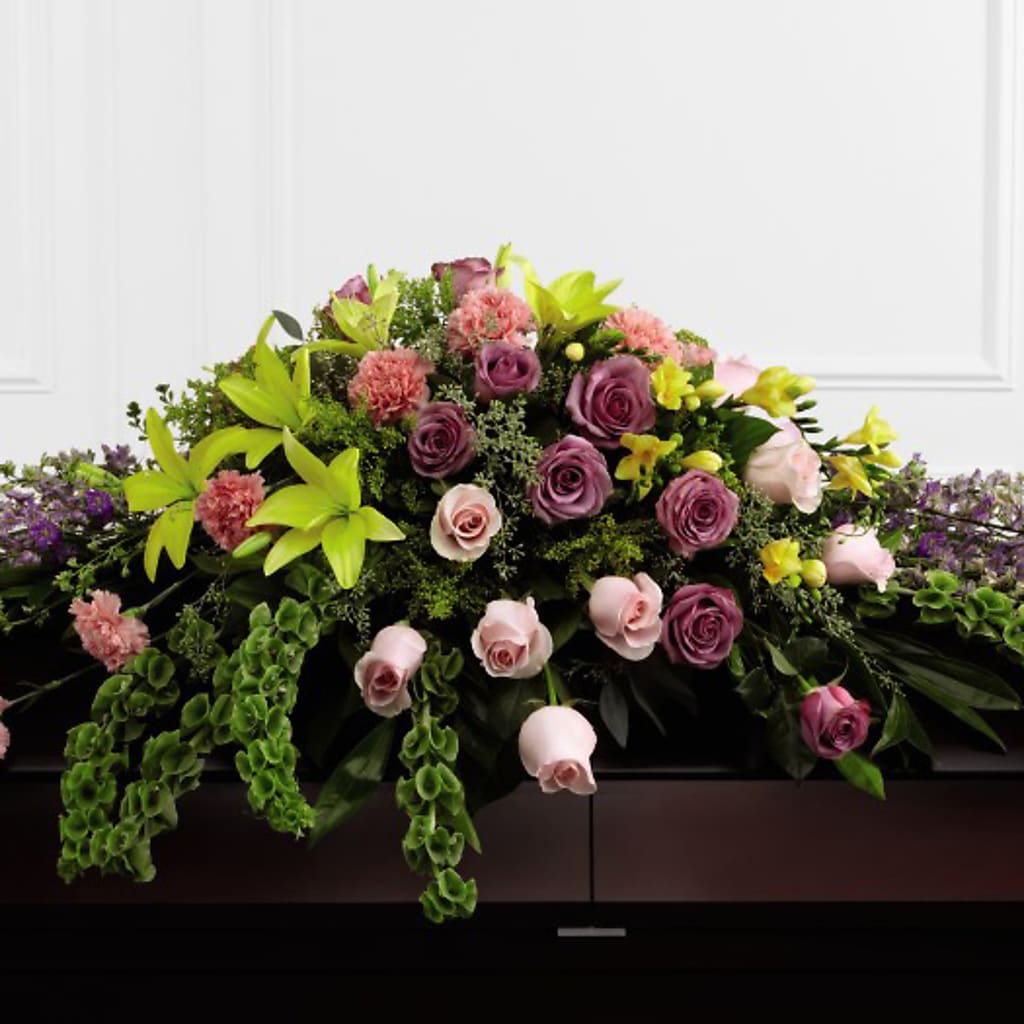 Forever Beloved Casket Spray – Secret Garden Atx, Hutto TX