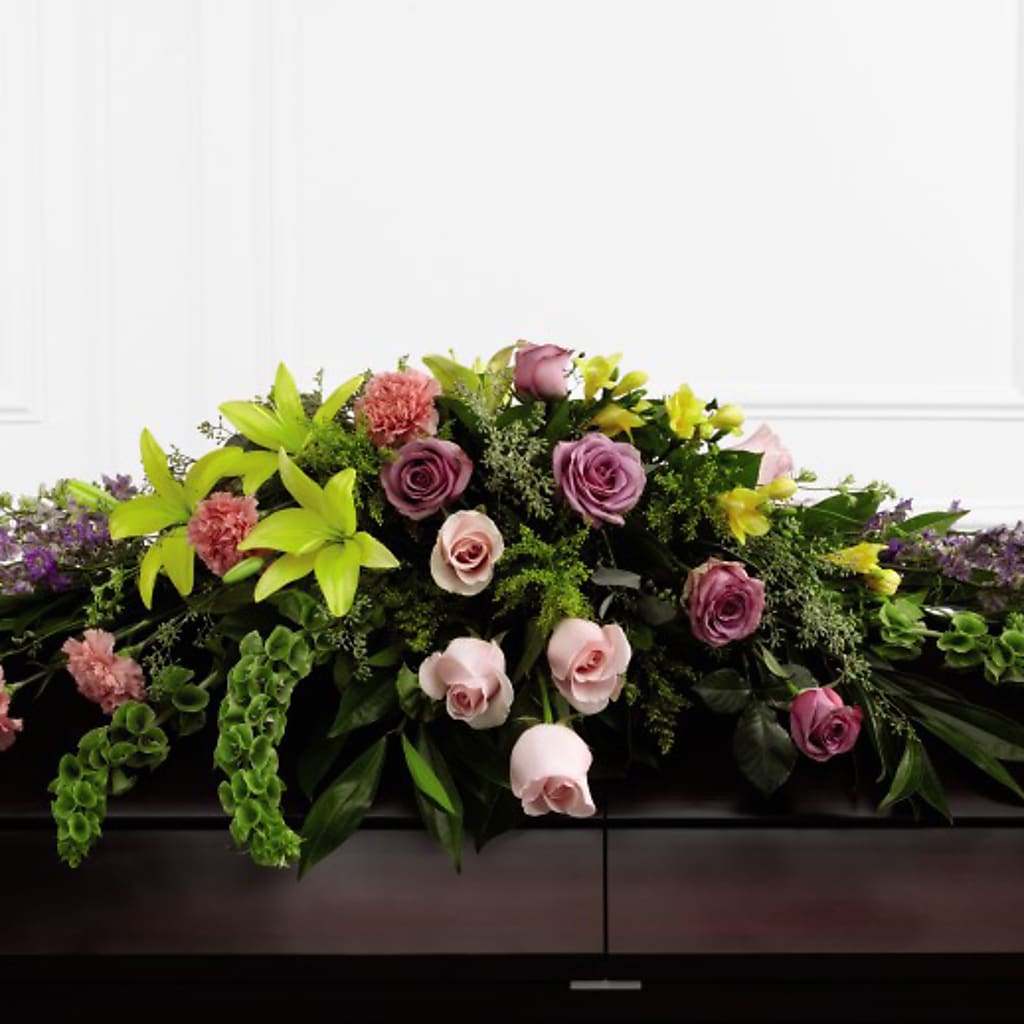 Forever Beloved Casket Spray – Secret Garden Atx, Hutto TX