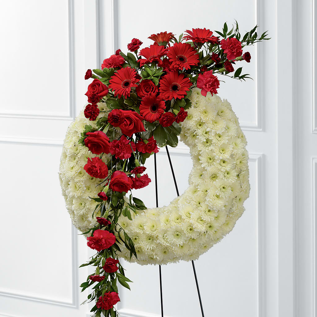 Graceful Tribute Wreath – Secret Garden Atx, Hutto TX