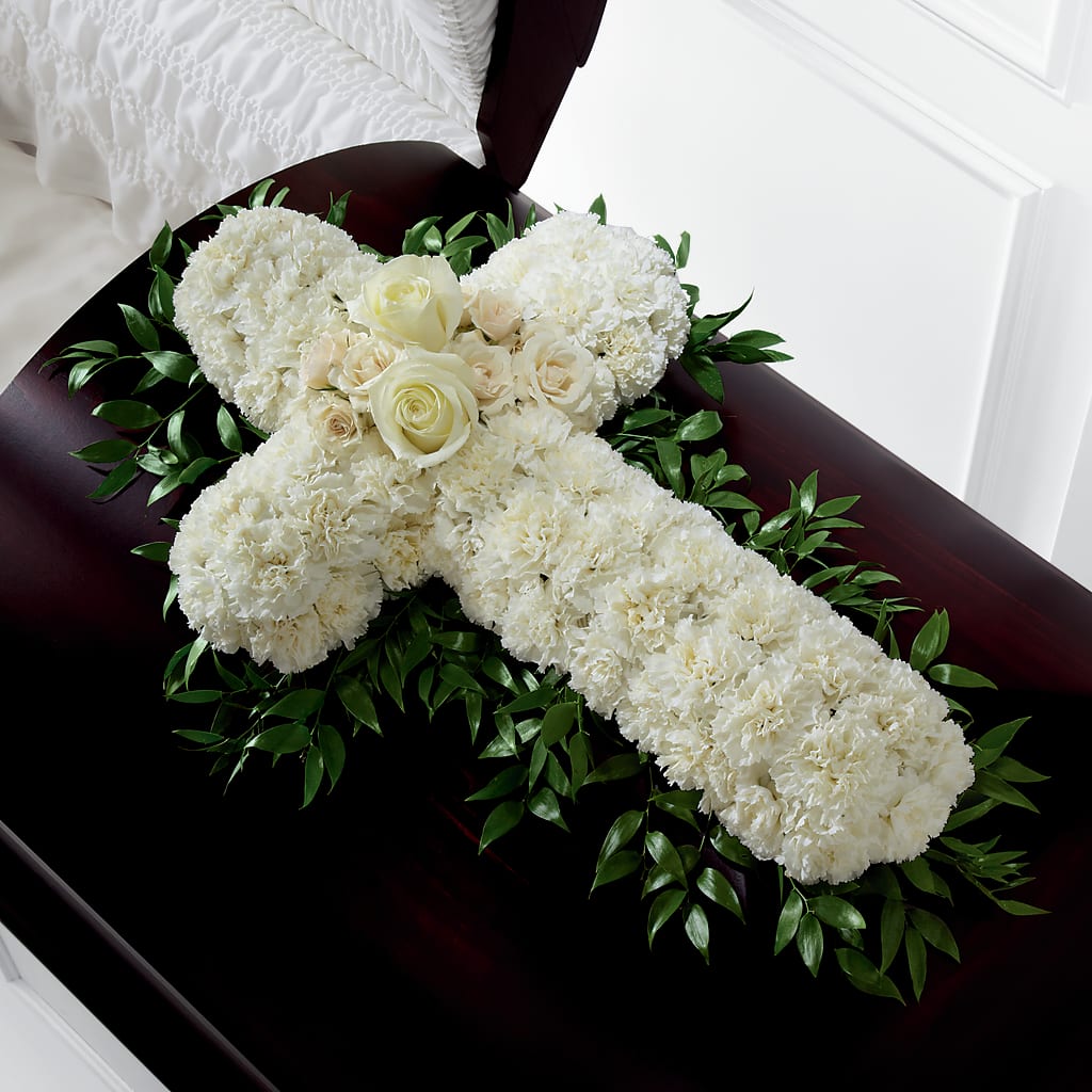 Peaceful Memories Casket Spray (Standard) – Secret Garden Atx, Hutto TX