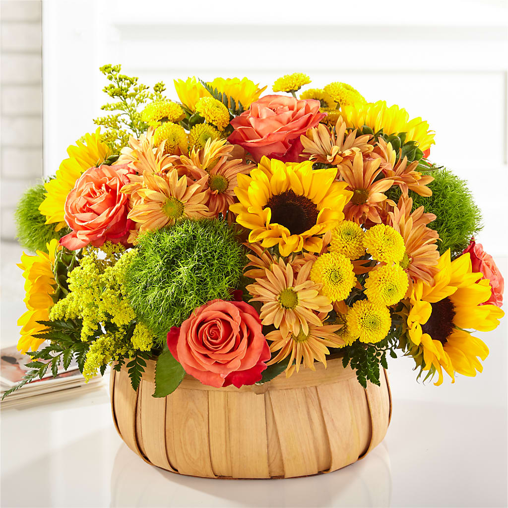 Harvest Sunflower Basket – Secret Garden Atx, Hutto TX
