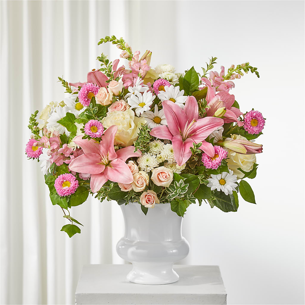 Empathetic Blooms Urn Arrangement – Secret Garden Atx, Hutto TX