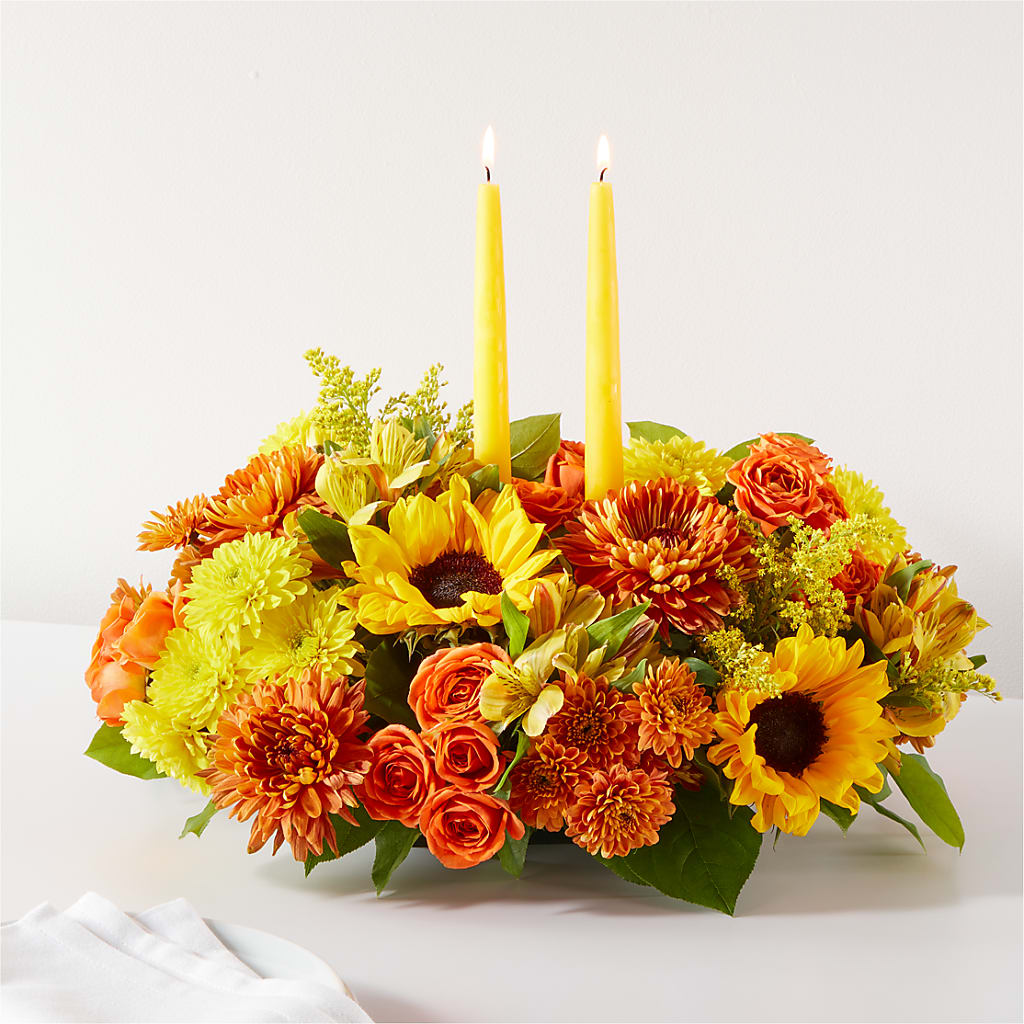 Autumn Harmony Centerpiece – Secret Garden Atx, Hutto TX
