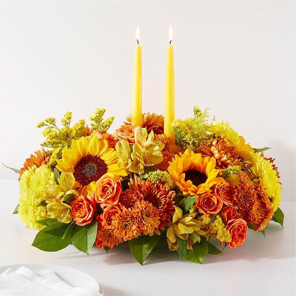 Autumn Harmony Centerpiece – Secret Garden Atx, Hutto TX