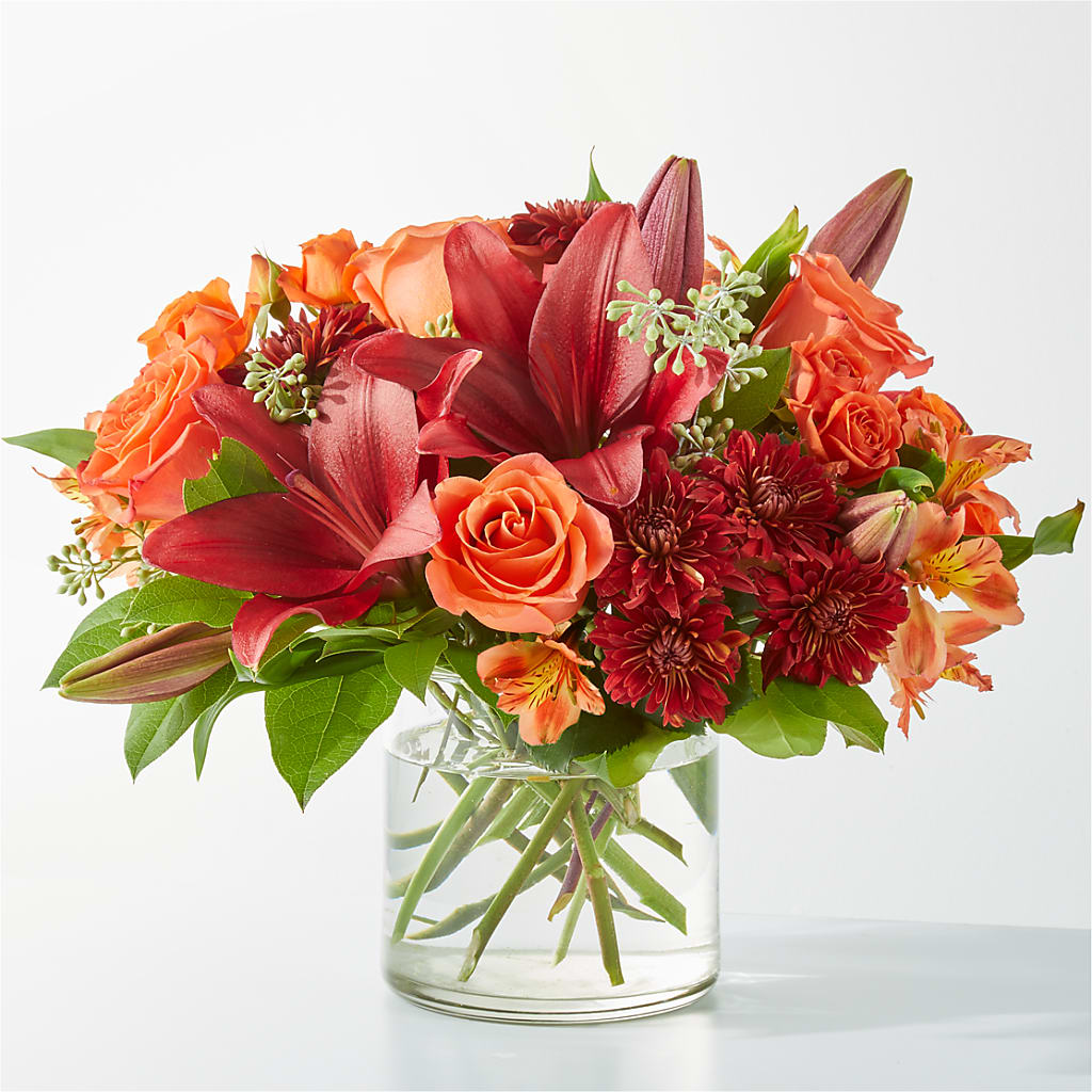 Crimson Leaves Bouquet – Secret Garden Atx, Hutto TX