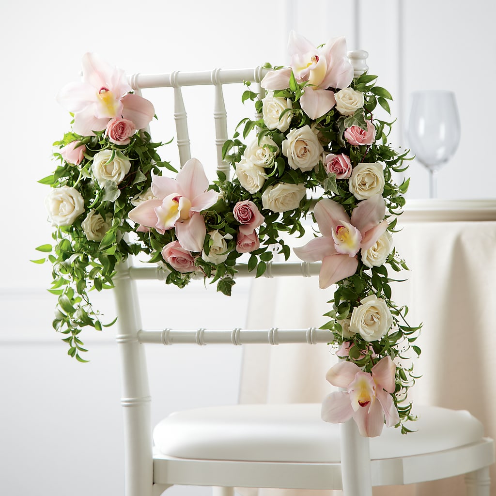 Orchid Rose Chair Décor – Secret Garden Atx, Hutto TX