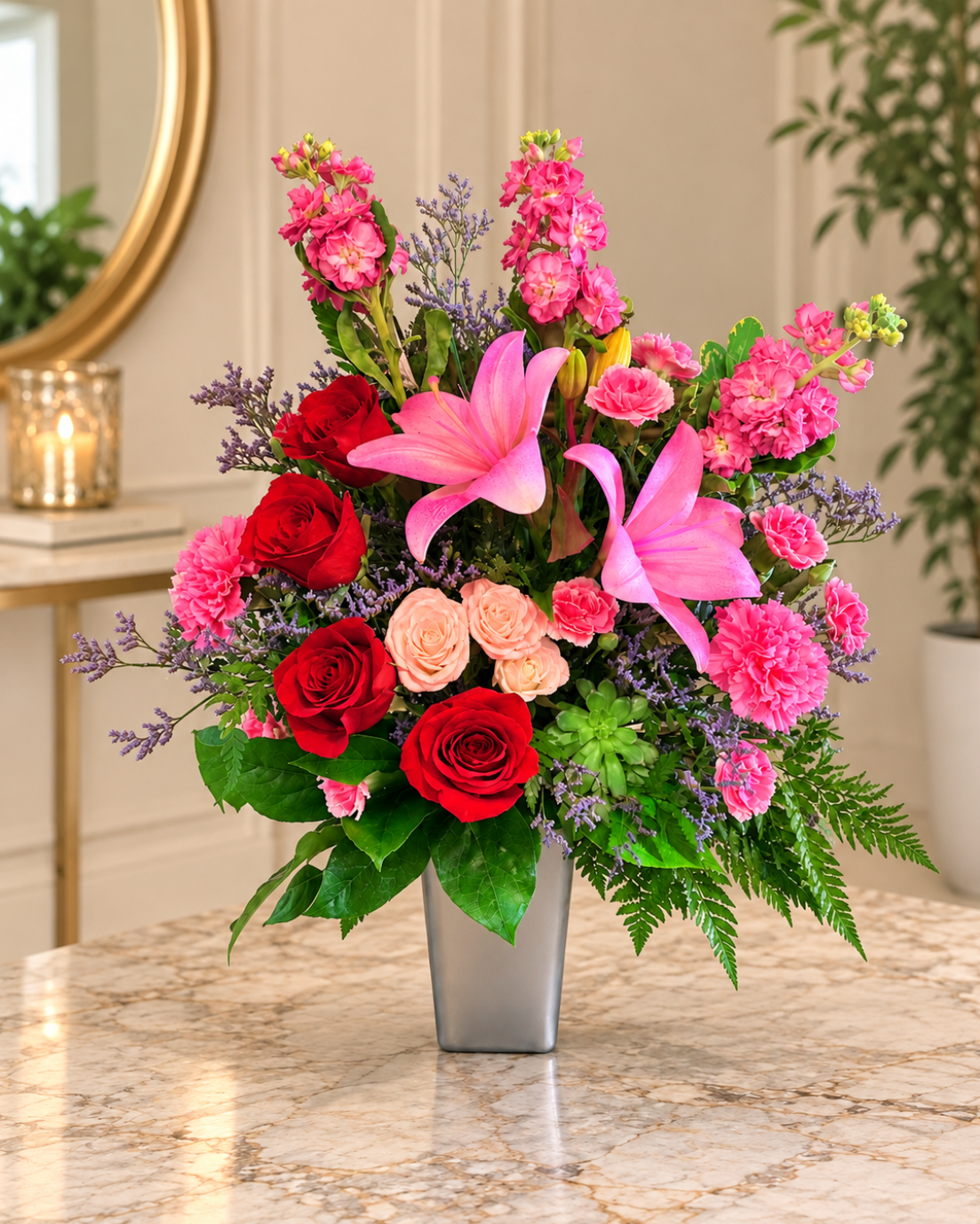 Pink Elegance Floral Arrangement