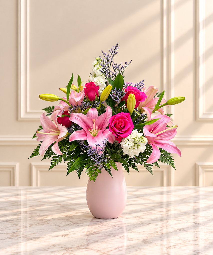 Belen's Pink Lily Romance