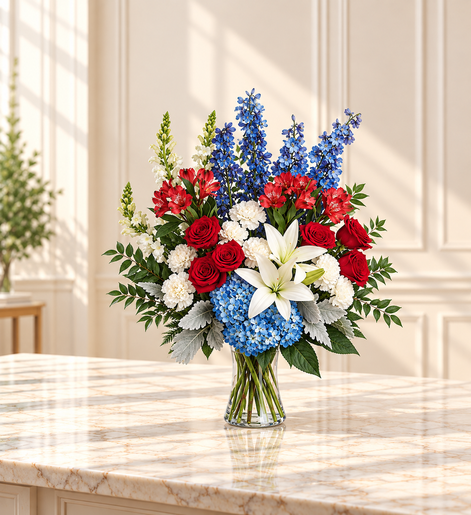 American Pride Luxury Floral Bouquet
