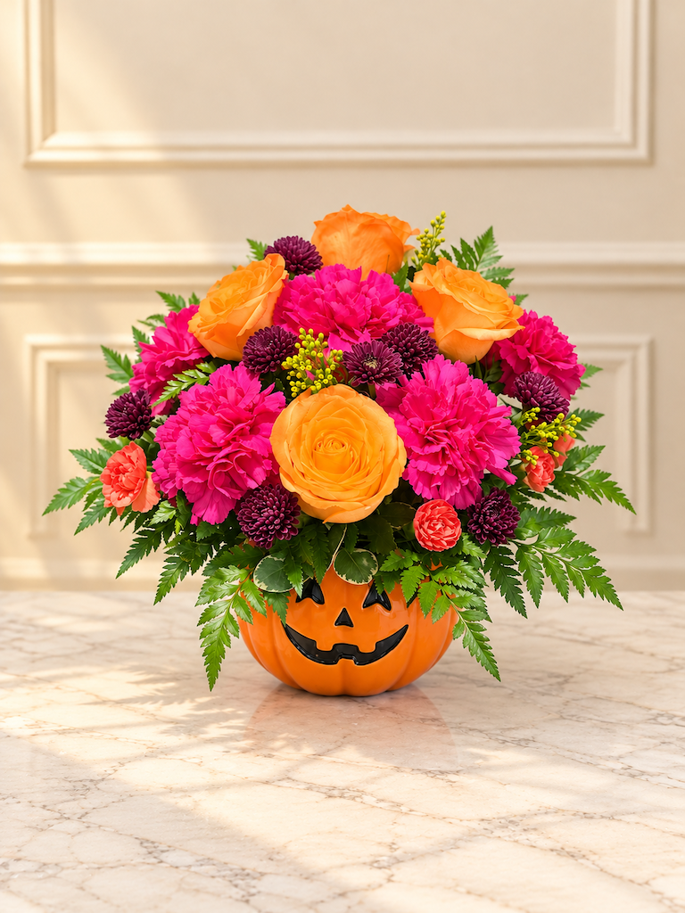 Pumpkin Spice Halloween Bouquet