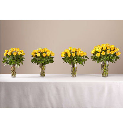 Long Stem Yellow Rose Bouquet –  Secret Garden Atx, Hutto TX