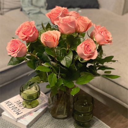 Long Stem Pink Rose Bouquet –  Secret Garden Atx, Hutto TX
