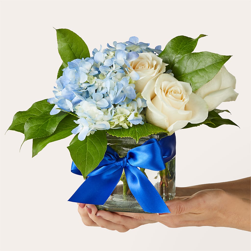 Sky Blue Delight Bouquet –  Secret Garden Atx, Hutto TX