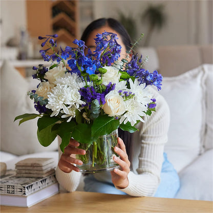 Cerulean Waves Bouquet –  Secret Garden Atx, Hutto TX