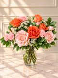 Coral Blush Elegance