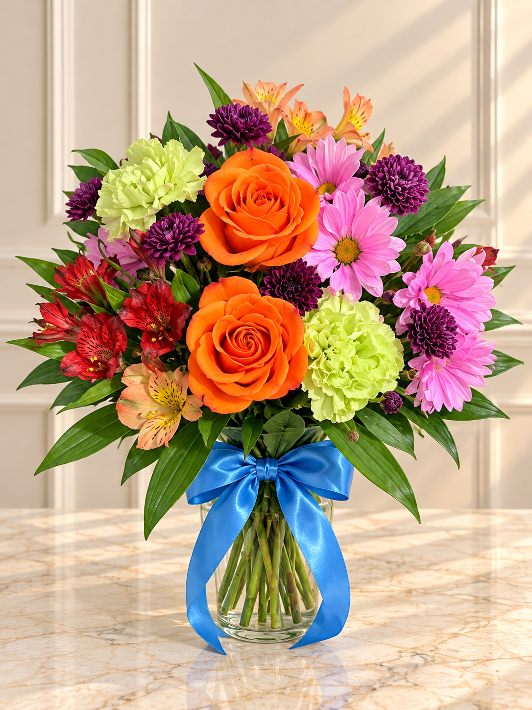 Colorful Garden Charm Floral Arrangement