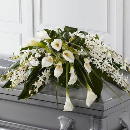 Angel Wings Casket Spray –  Secret Garden Atx, Hutto TX
