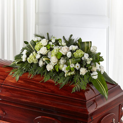 Hopeful Gesture Casket Spray –  Secret Garden Atx, Hutto TX
