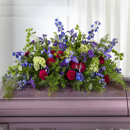 Always Treasured Casket Spray –  Secret Garden Atx, Hutto TX