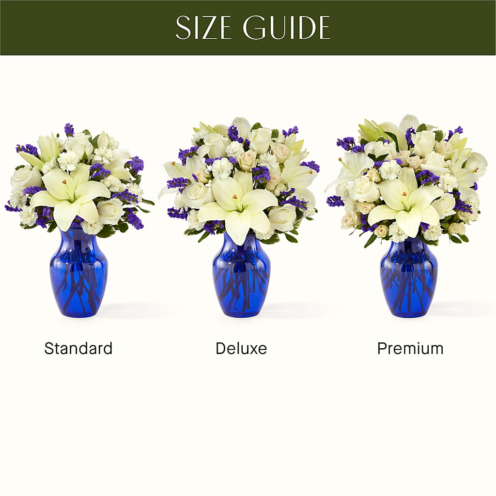 Sapphire Rush Bouquet –  Secret Garden Atx, Hutto TX