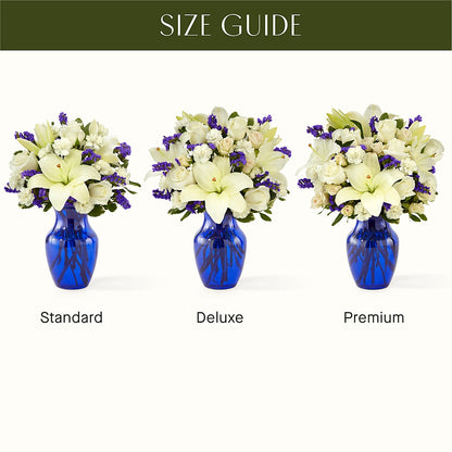 Sapphire Rush Bouquet –  Secret Garden Atx, Hutto TX