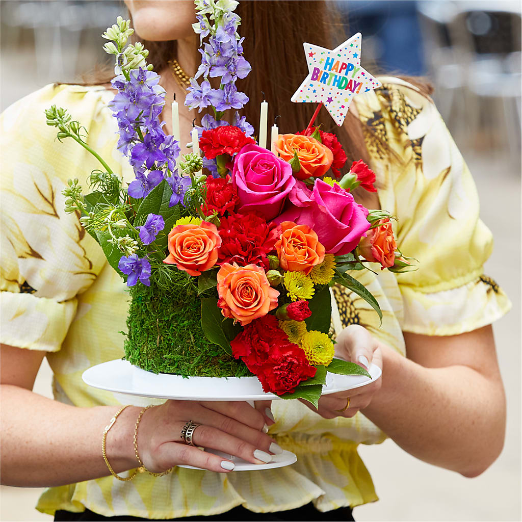 Best Year Yet Floral Cake –  Secret Garden Atx, Hutto TX