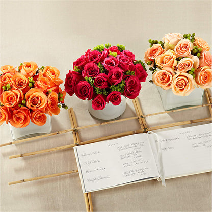 Dawn Rose Centerpiece –  Secret Garden Atx, Hutto TX